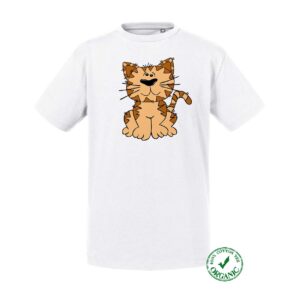 T-shirt criança Gato sentado